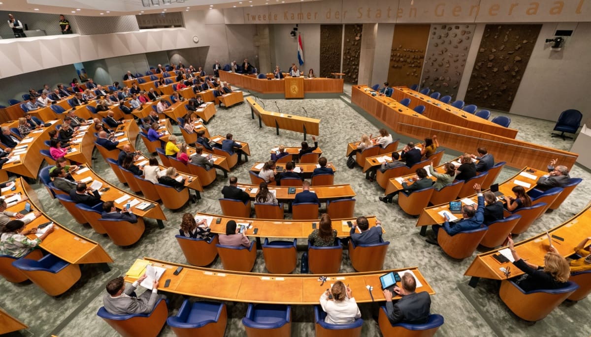 Foto van de Tweede Kamer in Den Haag