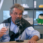 Een afbleeding van Norbert uit podcast 'De cryptotafel' op Spotify.