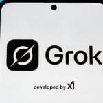 Grok-AI-logo-op-telefoon