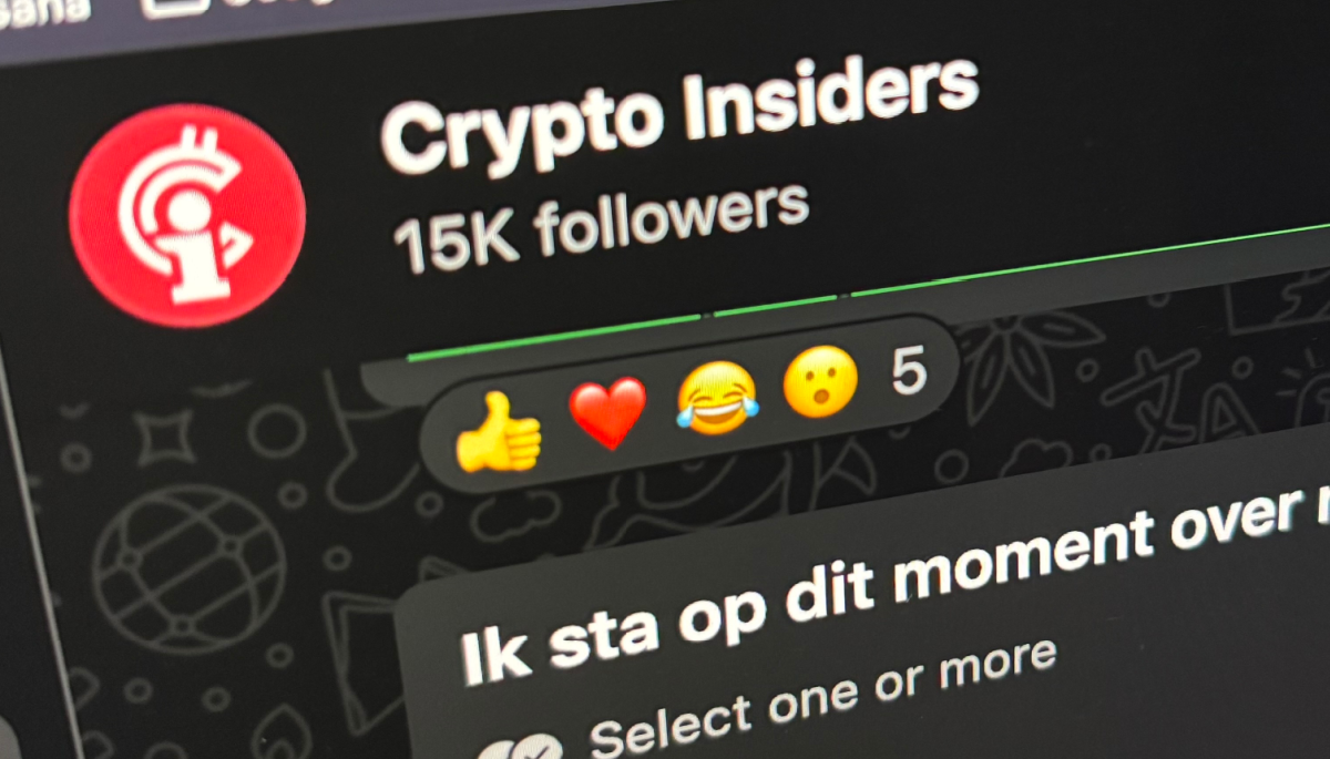 Foto: Crypto Insiders op WhatsApp