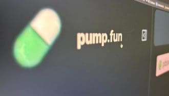 Pump fun logo op website