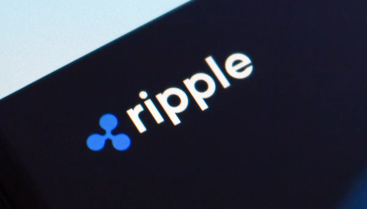 Ripple website met logo XRP