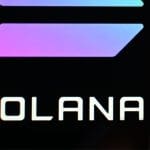 Solana logo met telefoon