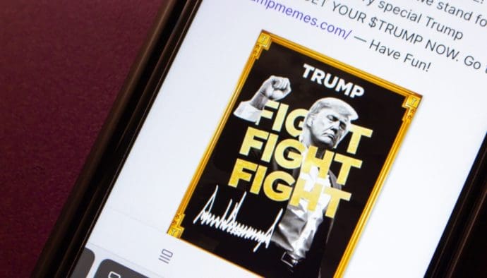 Bekende crypto-miljardair steunt Trumps memecoin met €85 miljoen