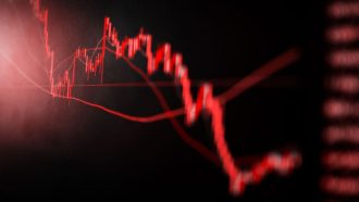 Crypto crash, dalende koers