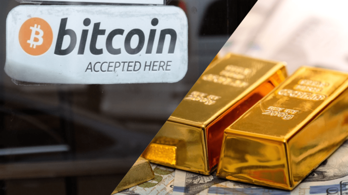 Goud en bitcoin