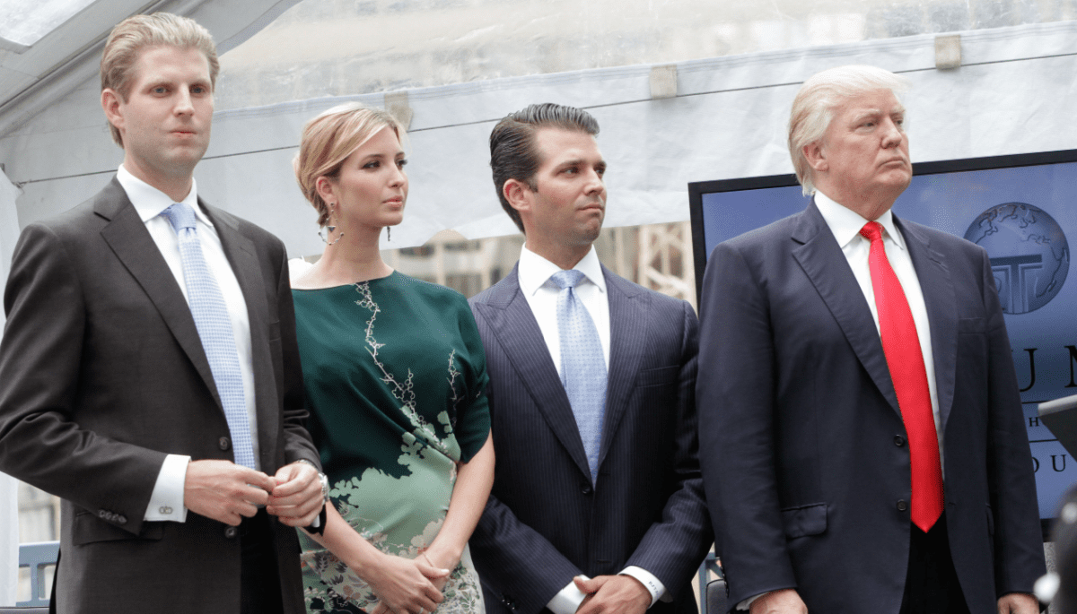 foto van trump familie