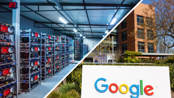 Aandeel van bitcoinminer schiet omhoog na grote deal met Google