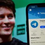Een afbeelding van de oprichter van messenger dienst Telegram, Pavel Durov