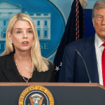 Pam Bondi en Donald Trump