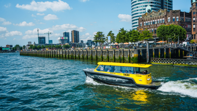 Taxi boot in Amsterdam
