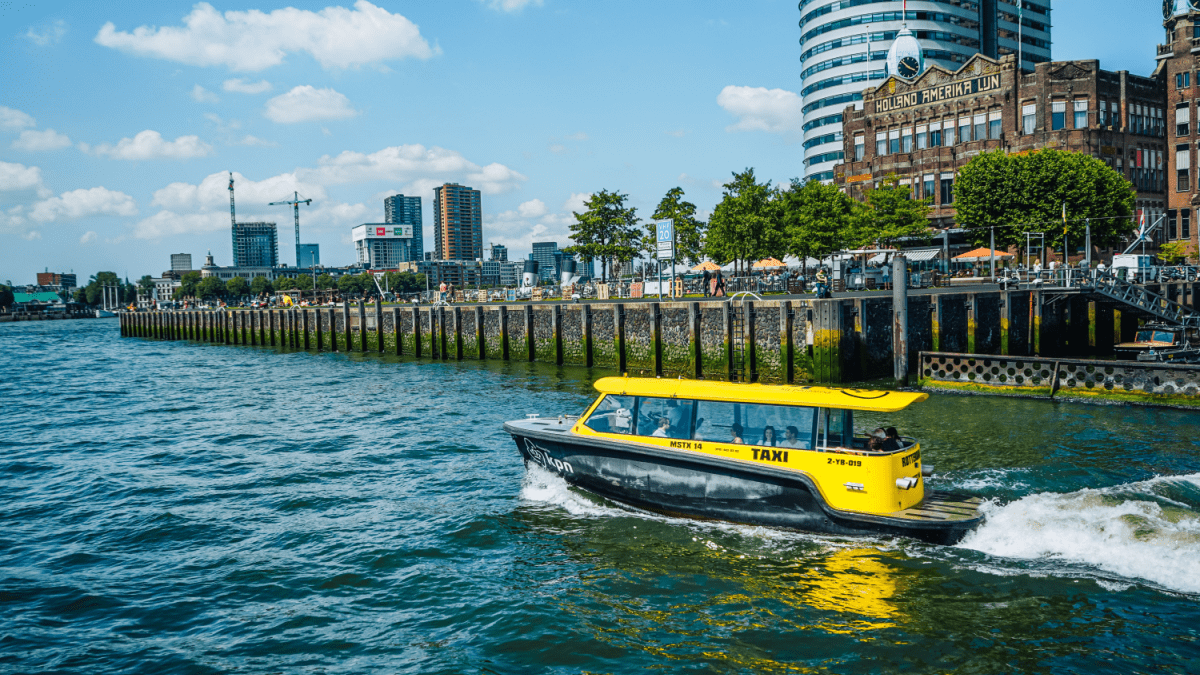 Taxi boot in Amsterdam