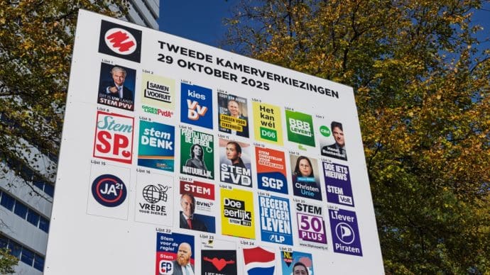 Tweede Kamerverkiezingen bord