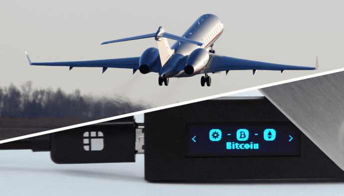 bitcoin private jet
