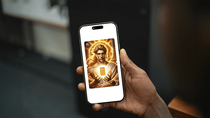 Postnl gouden crypto stamp