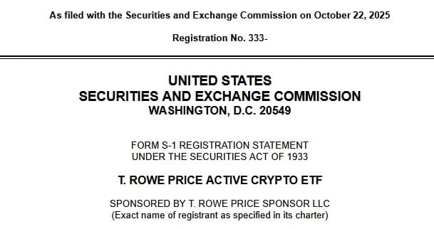 Aanvraag ETF Rowe bij SEC