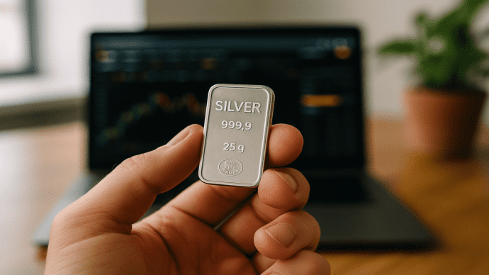 Zilver stijgt veel harder dan Bitcoin, maar niemand heeft het erover