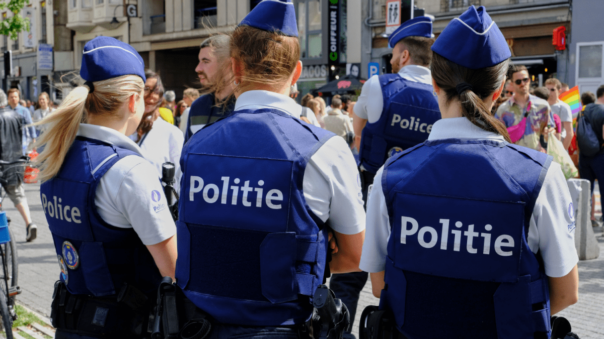 Belgische agenten in Brussel