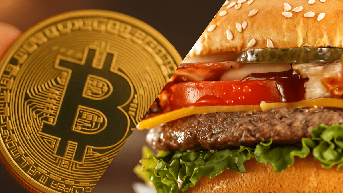 Hamburgerketen spaart Bitcoin en geeft klanten gratis munten bij maaltijd