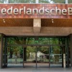 Een afbeelding van de Nederlandsche Bank (DNB), de Nederlandse centrale bank die als waakhond dient voor de Nederlandse economie