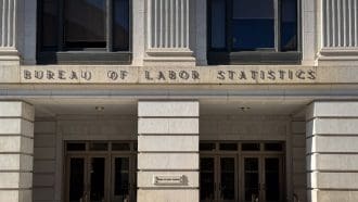 Een afbeelding van het kantoor van het Bureau of Labor Statistics in de Verenigde Staten