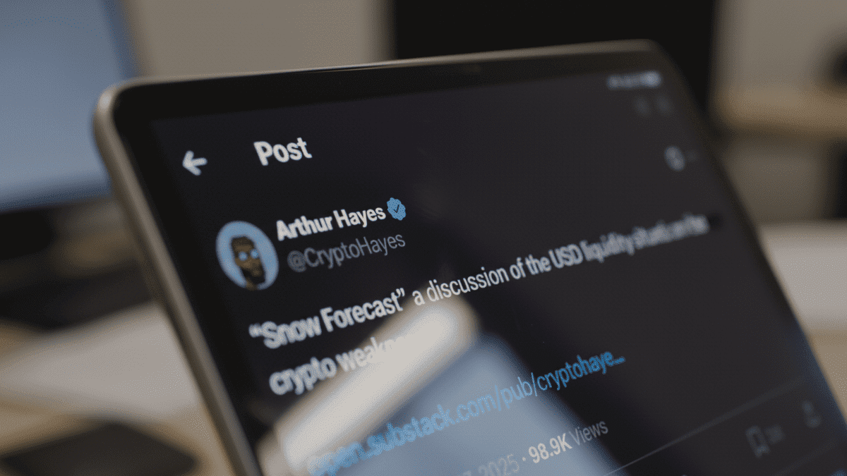 Bitcoin daalt - Dit is volgens Arthur Hayes de hoofdreden voor de dip