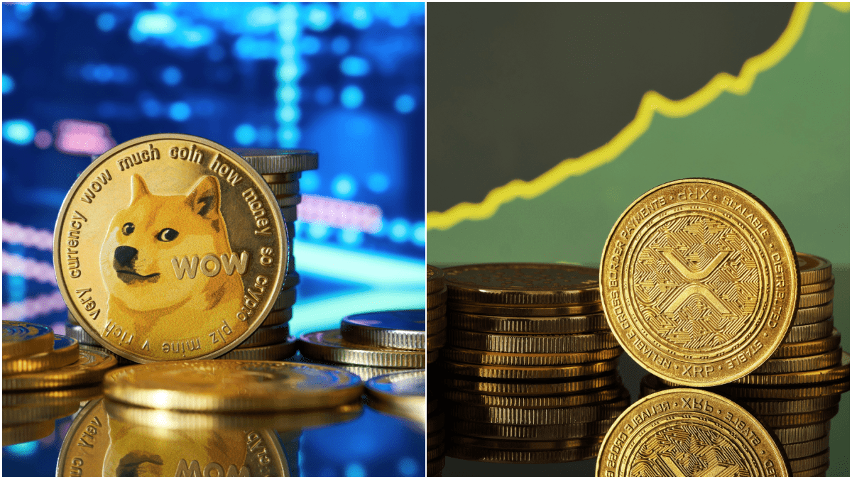 XRP en Dogecoin munten