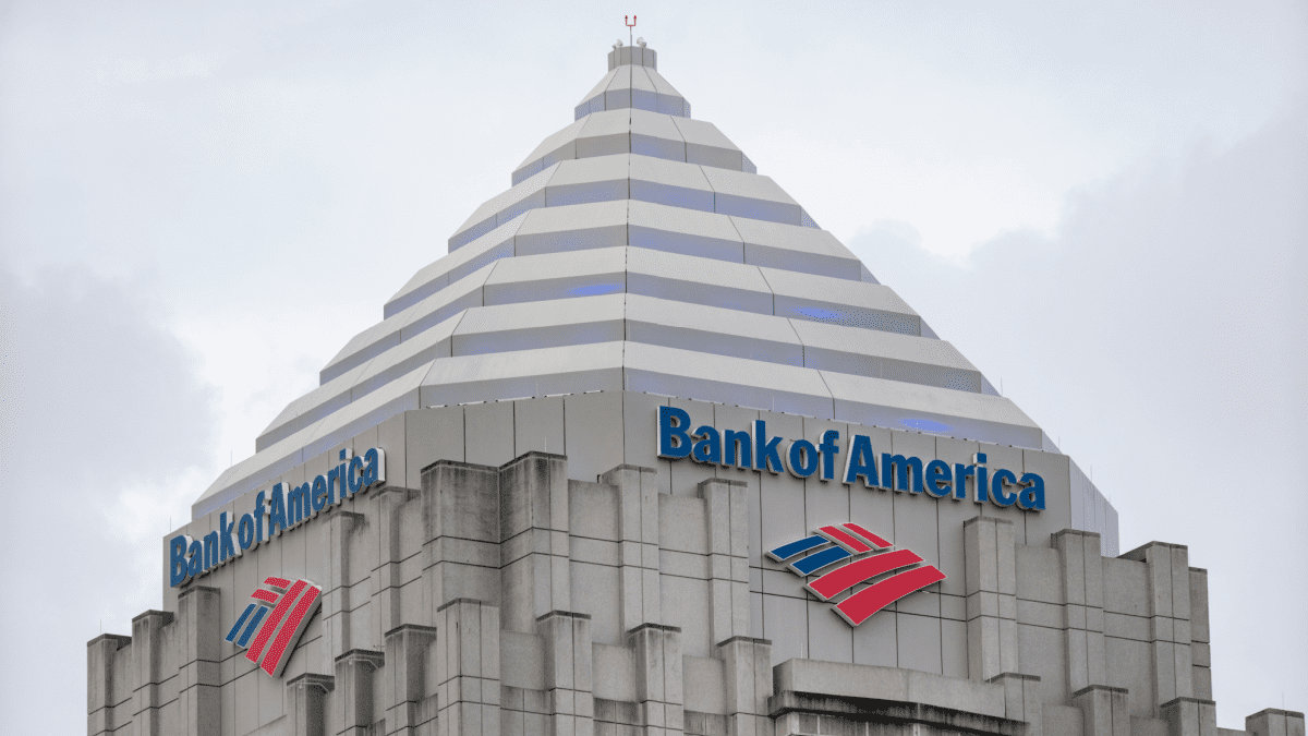 Foto van kantoor van Bank of America