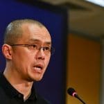 Changpeng Zhao tijdens Web Summit 2022