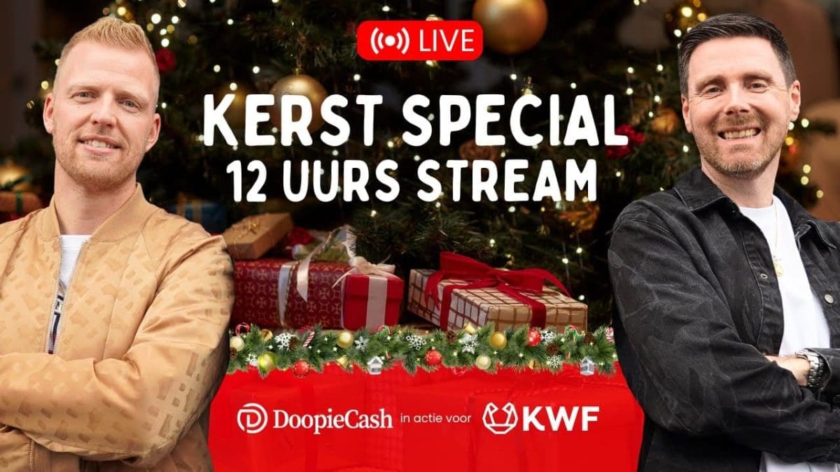 Live: De Kerstspecial van DoopieCash: “Samen kunnen we het verschil maken”