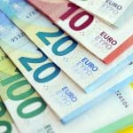 Geldbiljetten, 5, 10, 20, 100 euro