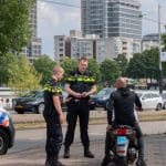 Politie schrijft boete uit