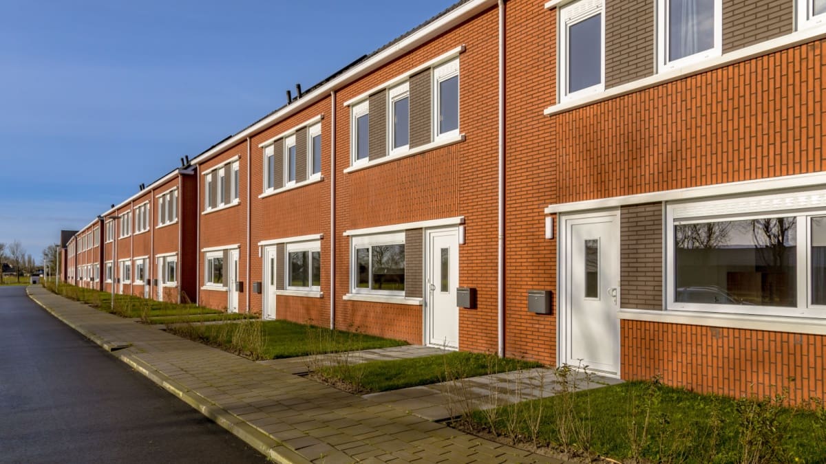 Rijtjeshuizen in Nederland
