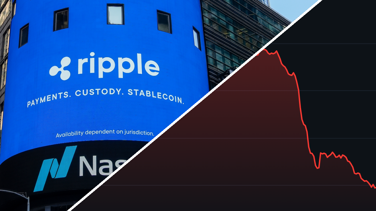 Ripple-XRP-koers-rood