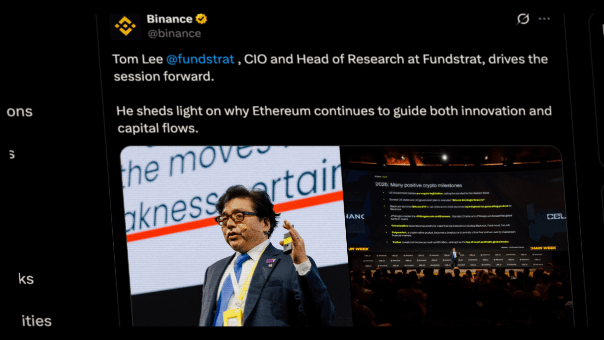 Tom-Lee-bij-Binance-Dubai-blockchain-week