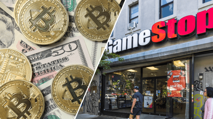 GameStop aandeel daalt: bedrijf overweegt Bitcoin-bezit te verkopen