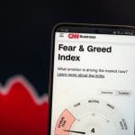 De fear and greed crypto index die het sentiment op de markt weergeeft