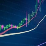 Een afbeelding van een hard stijgende cryptomunt