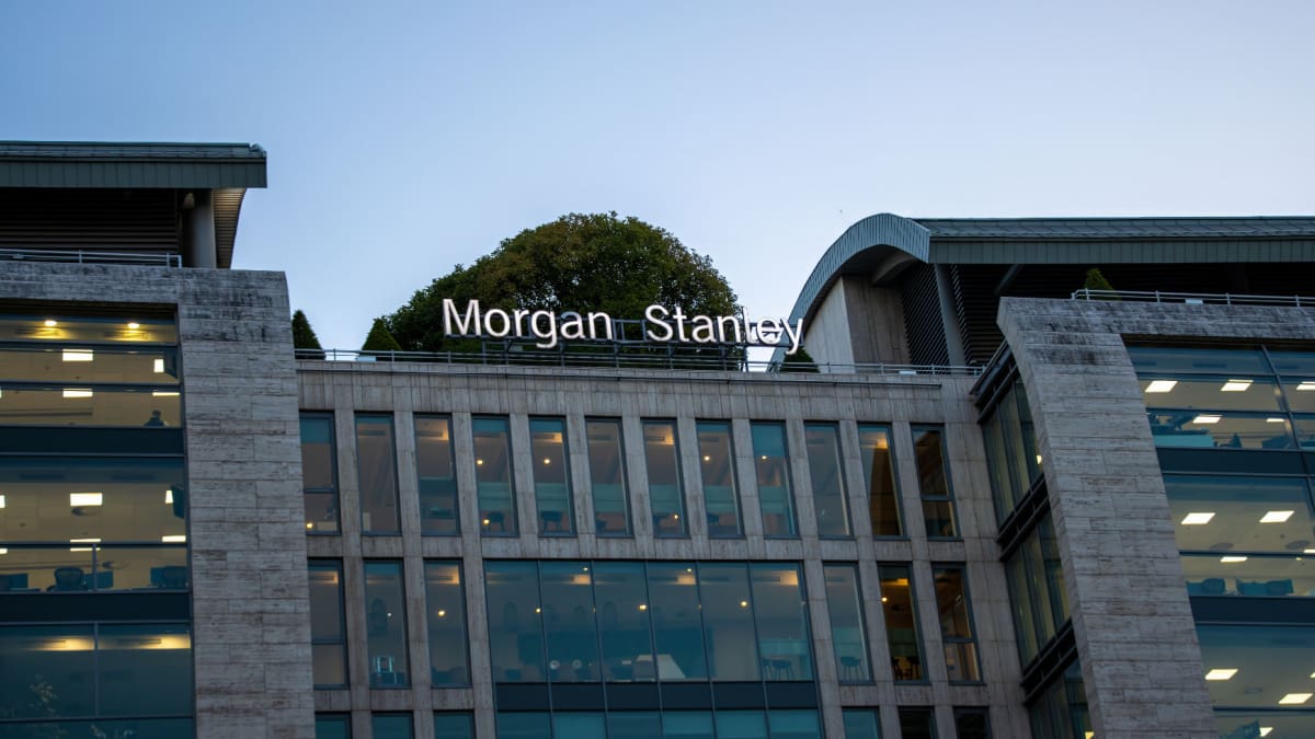 Een afbeelding van het kantoor van Morgan Stanley