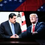 Foto van Maduro en Trump