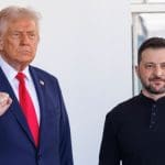 Trump en Zelensky ontmoeten