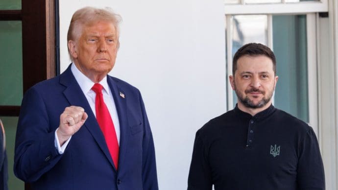 Trump en Zelensky ontmoeten