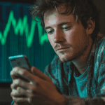 grafiek telefoon groen