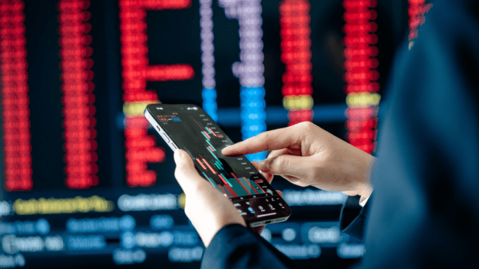 Beleggen op telefoon