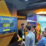 Binance stand op evenement