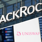 Een afbeelding van BlackRock en Uniswap