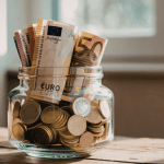 Spaarpot met euros