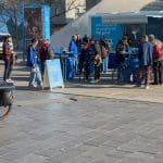 Een afbeelding van een marktje van de Belastingdienst in Eindhoven