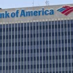 Een afbeelding van het hoofdkantoor van de Bank of America in Las Vegas