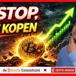 'Het ergste wat de bitcoin koers nu kan doen, is stijgen'